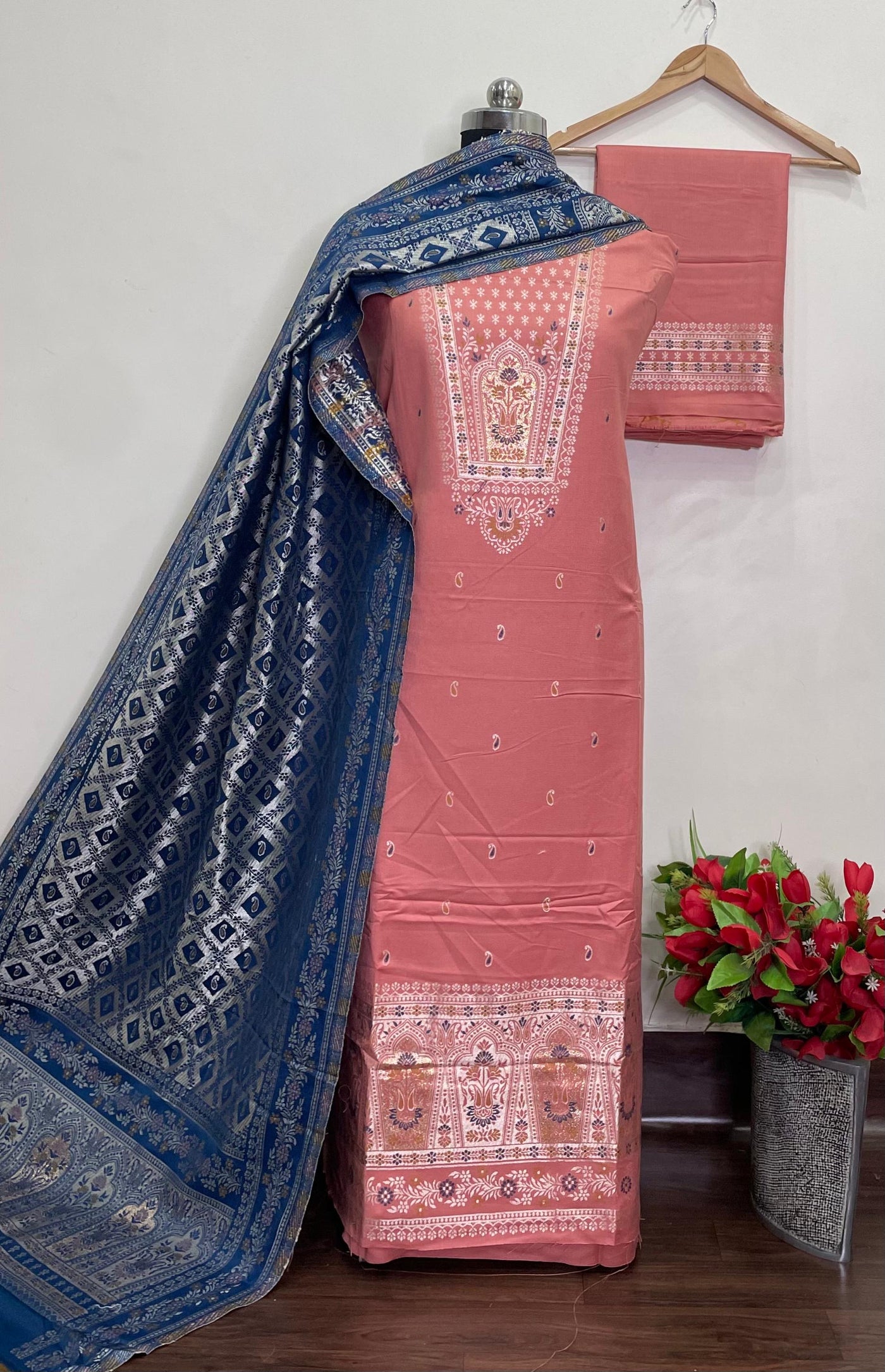 Premium kani Wollen Party Suits (100% Handmade)